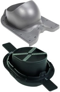 Элемент проходной Vilpe Nera 2К серый GL 275846