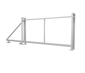 Ворота откат. Жалюзи Texas 1,5х4,5 RAL 9003 без заполнения (ламель 125мм) GL 727241
