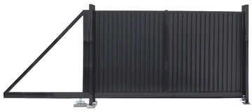 Ворота откатные Estet 2,0х3,5 RAL 7024 GL 167527