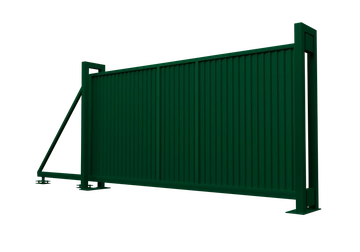 Ворота откатные Estet 2,0х4,5 RAL 6005 GL 58198