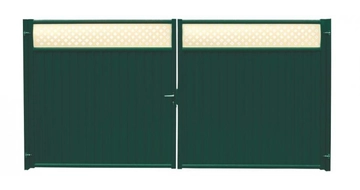 Ворота Estet Plus 2,0х3,6 RAL 6005/1014 GL 41661