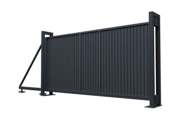 Ворота откатные Estet 2,0х4,5 RAL 7024 GL 168305