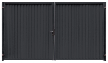 Ворота Estet 1,65х3,6 RAL 7024 GL 229022