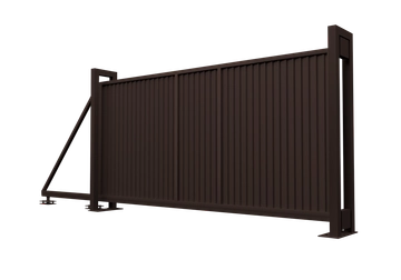 Ворота откатные Estet 1,65х4,5 RAL RR32 GL 238657