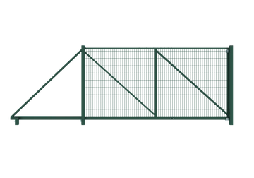 Ворота откатные Medium 2,03х4,0 RAL 6005 влево GL 759143