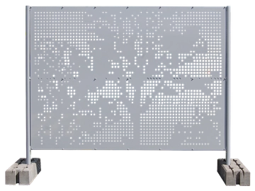 Секция ограждения перфорированного Tree 1,7х2,07х1,0 RAL 7040 GL 692202