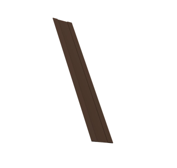 Крепежная планка для забора жалюзи Милан, Милан Слим, Токио Grand Line 0,5 Атлас RAL 8017 шоколад (2,5м) GL 626866