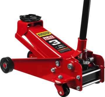 STAYER  F-30 RED FORCE, 3 т, 130 - 350 мм, подкатной домкрат с высоким подъемом для СТО, Professional (43150-3) 43150-3