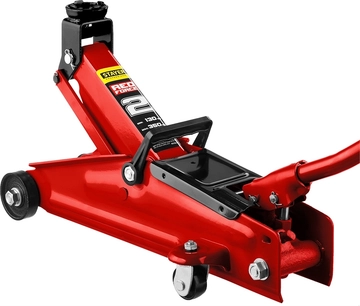 STAYER  R-28 RED FORCE, 2 т, 130 - 350 мм, подкатной домкрат для легковых а/м, Professional (43153-2) 43153-2