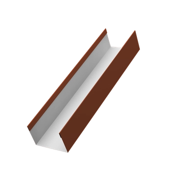 Стойка для забора жалюзи Милан, Токио Grand Line 0,45 Drap ТХ RAL 8004 терракота (3м) GL 633379
