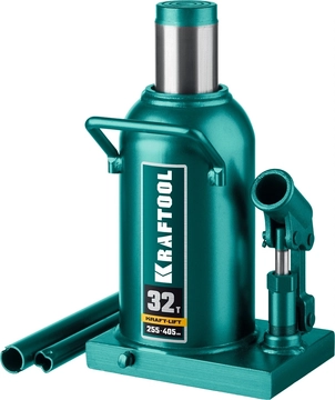 KRAFTOOL  KRAFT-LIFT, 32 т, 255 - 405 мм, бутылочный гидравлический домкрат (43462-32) 43462-32_z01