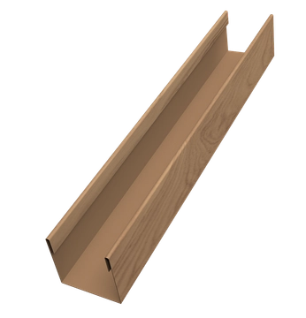 Стойка для забора жалюзи Милан Слим Grand Line 0,45 Принт Элит Медовое дерево TwinColor (2м) GL 674031