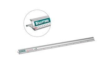 KRAFTOOL  KRAFT-LINE, 1.0 м, усиленная алюминиевая линейка со стальной направляющей (34275-100) 34275-100