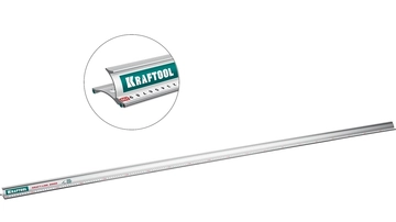 KRAFTOOL  KRAFT-LINE, 2.0 м, усиленная алюминиевая линейка со стальной направляющей (34275-200) 34275-200