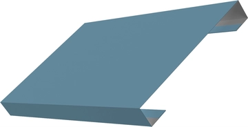 Ламель лицевая 150 забора жалюзи Техас Grand Line 0,45 Drap ТХ RAL 5024 пастельно-синий GL 756021
