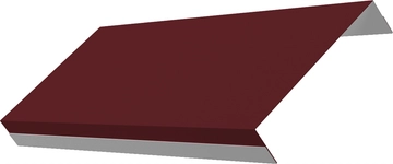 Ламель обратная 125 забора жалюзи Техас Grand Line 0,45 Drap RAL 3005 красное вино GL 373760