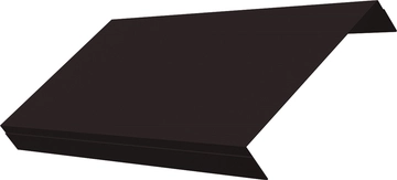 Ламель обратная 150 забора жалюзи Техас Grand Line 0,45 Drap ТХ двухсторонний RAL 9005 черный GL 613582