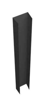 Крепежная планка верхняя для забора жалюзи Техас Grand Line 0,5 Velur RAL 7016 антрацитово-серый (2,5м) GL 631212