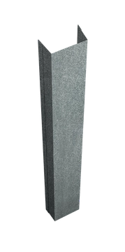Крепежная планка нижняя для забора жалюзи Техас Grand Line 0,45 Zn (2,5м) GL 630408