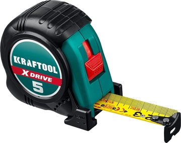 KRAFTOOL  X-Drive, 5 м х 25 мм, рулетка (34122-05-25) 34122-05-25_z02