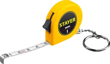 STAYER  Mini, 1 м х 6 мм, рулетка-брелок (34140-1) 34140-1_z02