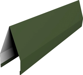Ламель забора жалюзи Токио новый Grand Line 0,5 Сатин матовый ТХ с пленкой RAL 6020 хромовая зелень GL 755468