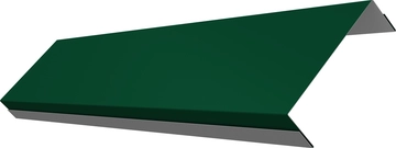 Ламель обратная 100 забора жалюзи Техас Grand Line 0,45 Drap ТР RAL 6005 зеленый мох GL 781063