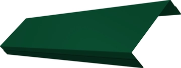 Ламель обратная 100 забора жалюзи Техас Grand Line 0,45 ПЭ двухсторонний RAL 6005 зеленый мох GL 781637