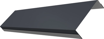 Ламель обратная 100 забора жалюзи Техас Grand Line 0,5 Сатин матовый RAL 7024 мокрый асфальт GL 781452