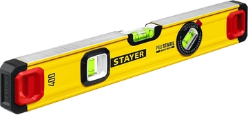 STAYER  PRO STABIL, 400 мм, усиленный профиль, уровень с поворотным глазком, Professional (3471-040) 3471-040_z02