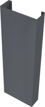 Полустолб для С20 0,45 Drap TwinColor с пленкой RAL 7024 мокрый асфальт (2,0м) GL 569269
