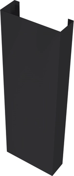 Полустолб для С20 0,5 Velur с пленкой RAL 9005 черный (2,5м) GL 561052
