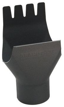 Воронка Grand Line ПУ матовый 125/90мм RAL 7024 мокрый асфальт GL 670305