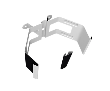 Крепление трубы для гофры на дерево Vortex в2 RAL 9005 черный GL 445637