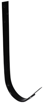Крюк длинный Grand Line ПУ 125мм RAL 9005 черный GL 82489