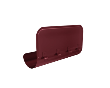 Ограничитель перелива Grand Line ПУ 125/90 RAL 3005 красное вино GL 744664