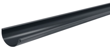 Желоб полукруглый 150мм 3м матовый RAL 7024 GL 583950