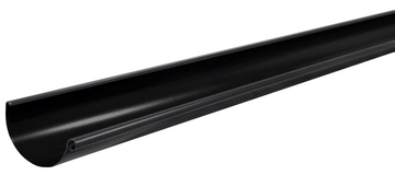 Желоб полукруглый 150мм 3м матовый RAL 9005 GL 584237