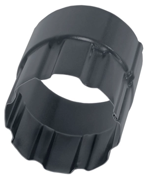 Соединитель трубы 100мм матовый RAL 7024 GL 584182
