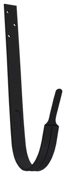 Крюк длинный Grand Line ПУ матовый 125мм RAL 9005 черный GL 697190