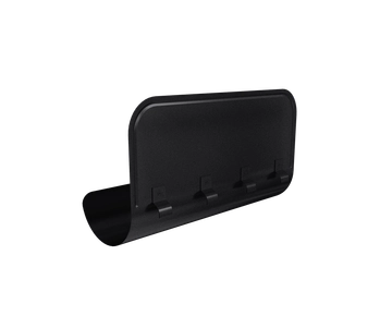 Ограничитель перелива Grand Line ПУ матовый 125/90 RAL 9005 GL 745479