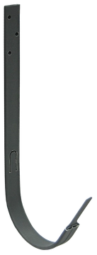 Крюк длинный Grand Line ПЭ матовый 125мм RAL 7024 мокрый асфальт GL 580999