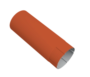 Труба круглая Vortex Проект 146мм 2м RAL 8004 терракота GL 684084