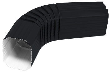 Колено прямоугольное Vortex в1 RAL 7024 GL 378070