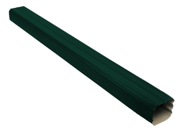 Труба прямоугольная Vortex в1 1м RAL 6005 GL 55557