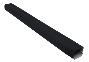 Труба прямоугольная Vortex в1 1м RAL 7024 GL 378077