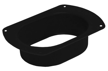 Воронка врезная Vortex в1 матовый 127мм RAL 9005 черный GL 424016