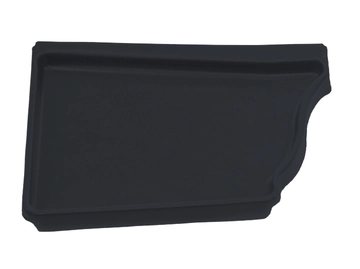 Заглушка левая Vortex в1 матовый 127мм RAL 7024 GL 380133