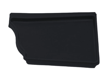 Заглушка правая Vortex в1 матовый 127мм RAL 7024 GL 380092