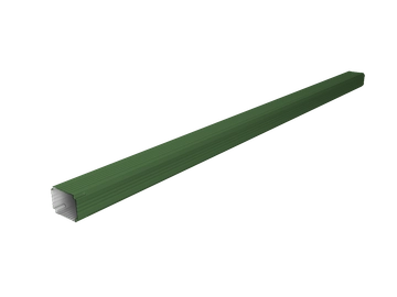 Труба гофрированная Vortex в2 76х102х3000мм RAL 6002 лиственно-зеленый GL 456207